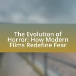 The Evolution of Horror: How Modern Films Redefine Fear