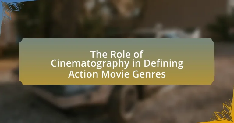 The Role of Cinematography in Defining Action Movie Genres