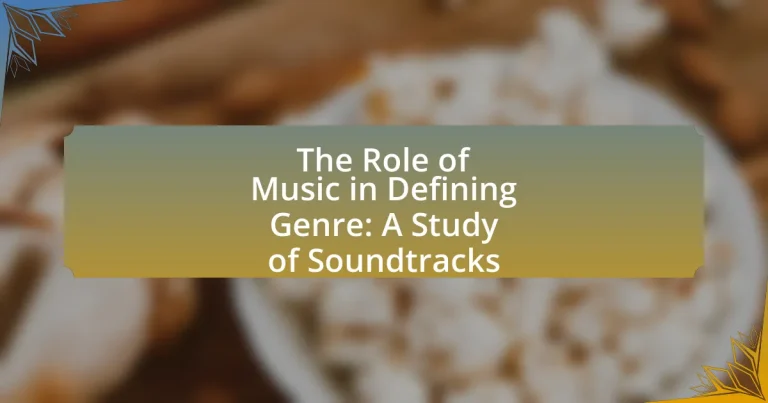 The Role of Music in Defining Genre: A Study of Soundtracks