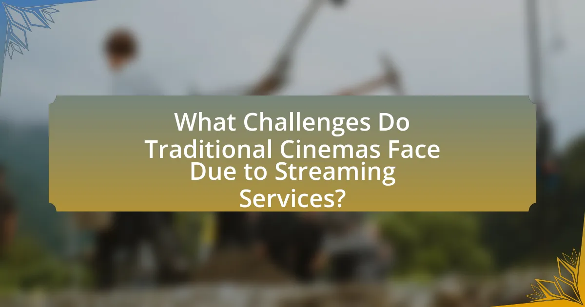 What Challenges Do Traditional Cinemas Face Due to Streaming Services?